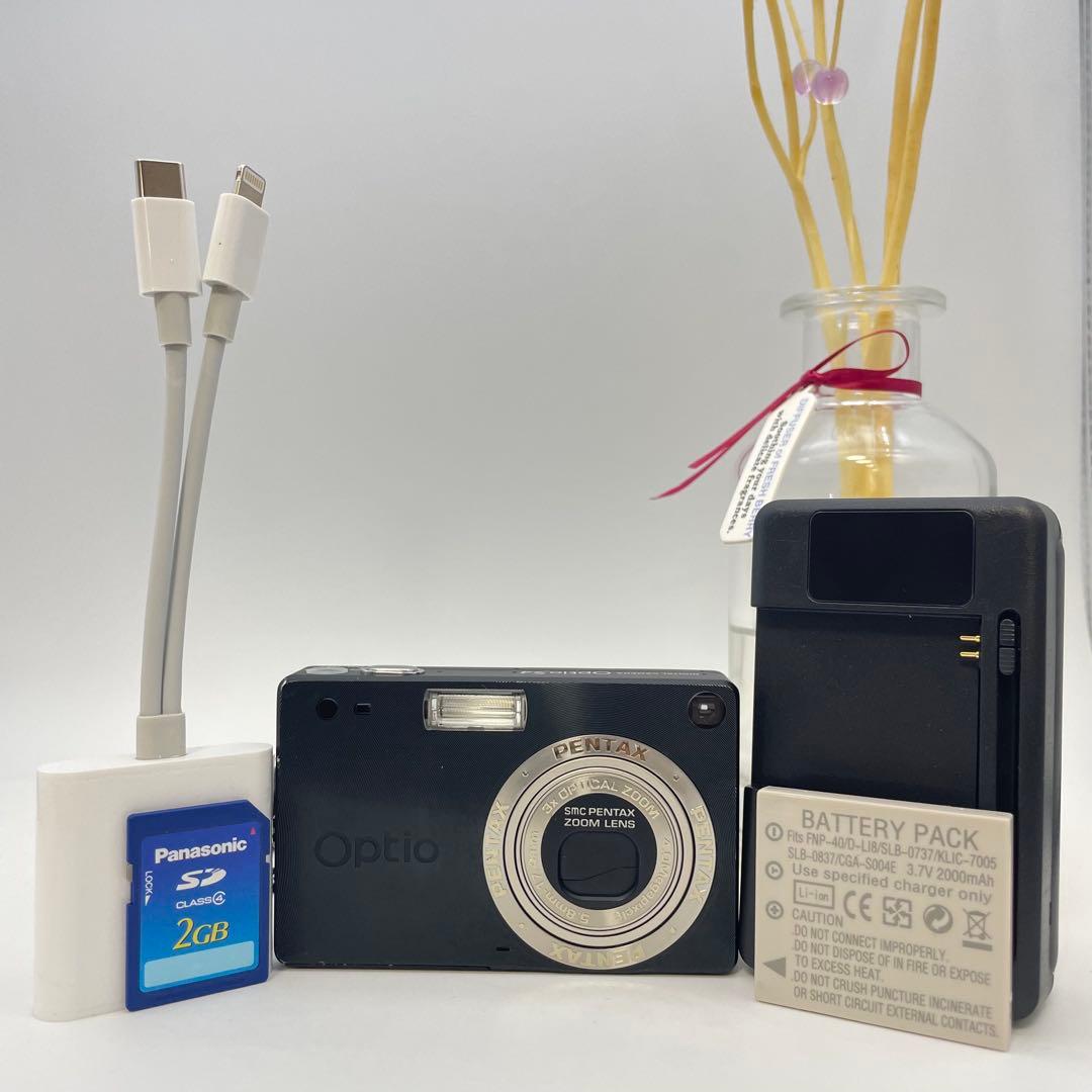 スマホ転送OK✨PENTAX Optio s4✨動作確認済 希少色 可愛すぎる♪