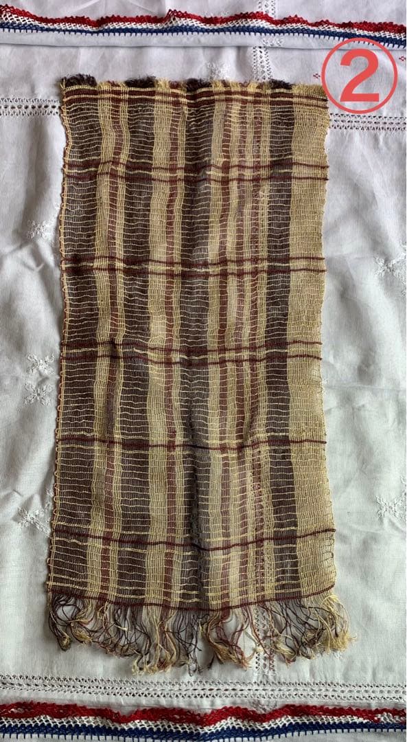 パラグアイ国　グァラニー族　テーブルセンター　テーブル掛け　天然素材