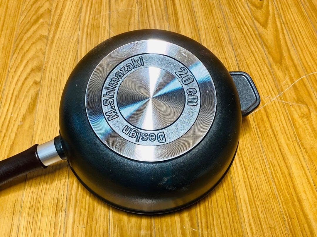 味わい鍋片手20cm M.Shimazaki 黒 新品