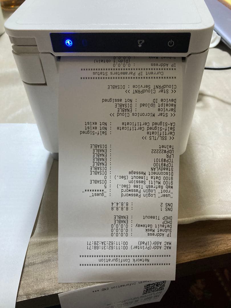 美品スター精密 MCP31LB Bluetooth対応 サーマルプリンター