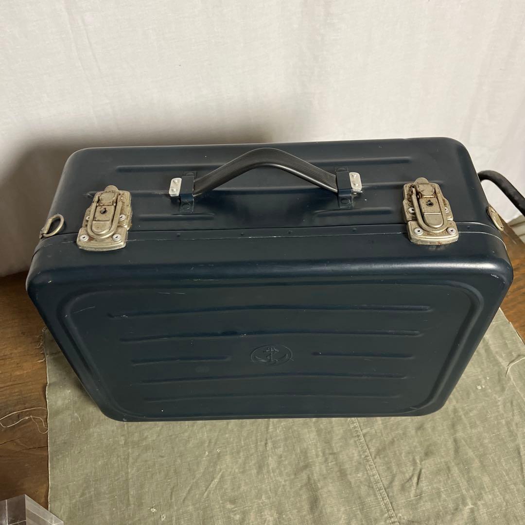 フランス軍 海軍 実物◾️トランクケース ミリタリー 軍物 サープラス