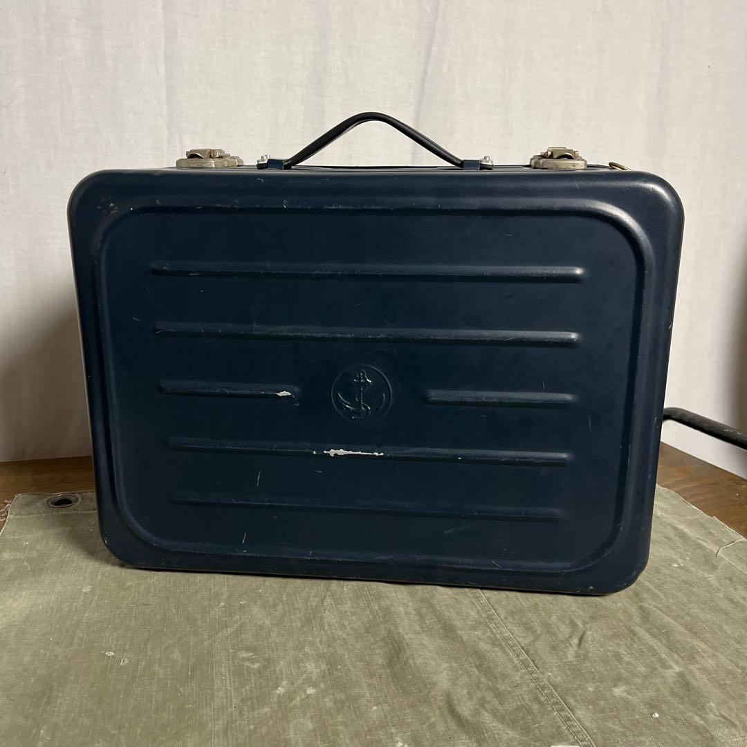 フランス軍 海軍 実物◾️トランクケース ミリタリー 軍物 サープラス