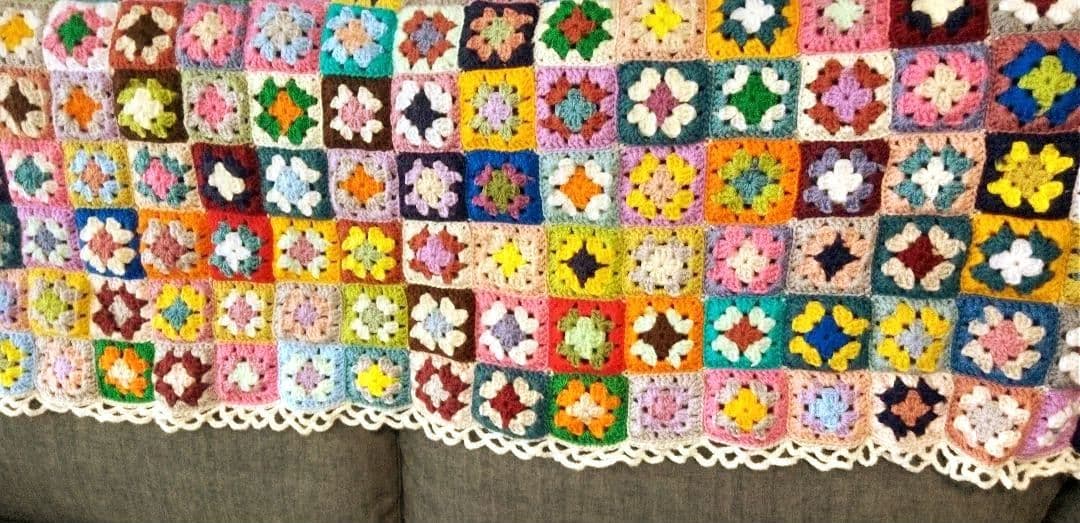 グラニースクエア　マルチカバー ハンドメイド