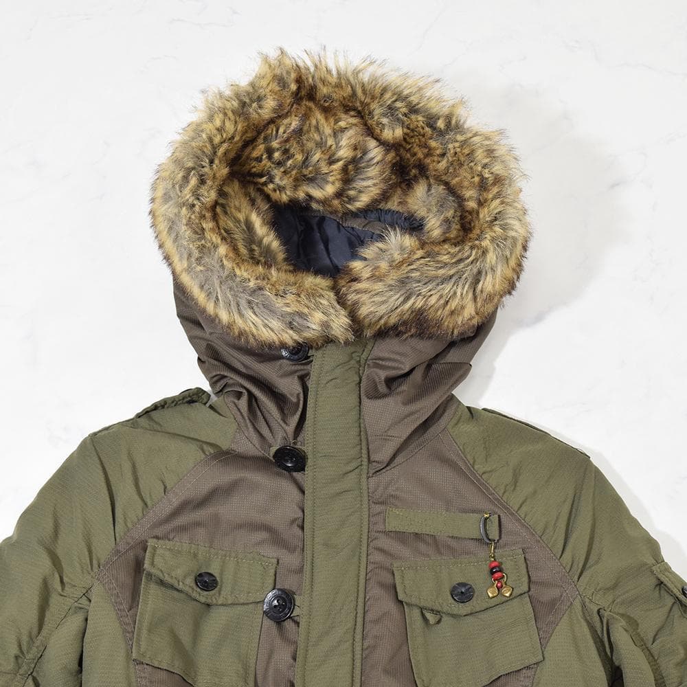 00s y2k archive DIESEL n-3b ミリタリーコート XS