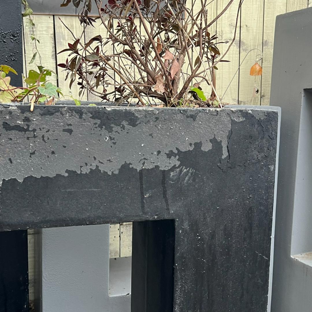 i＊特価 セール【 2個セット 】 ガーデンインテリア 大・小セット ブラック