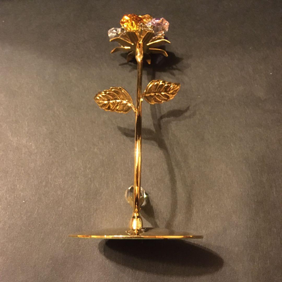 CRYSTALTEMPTATIONS クリスタルフラワー　置物