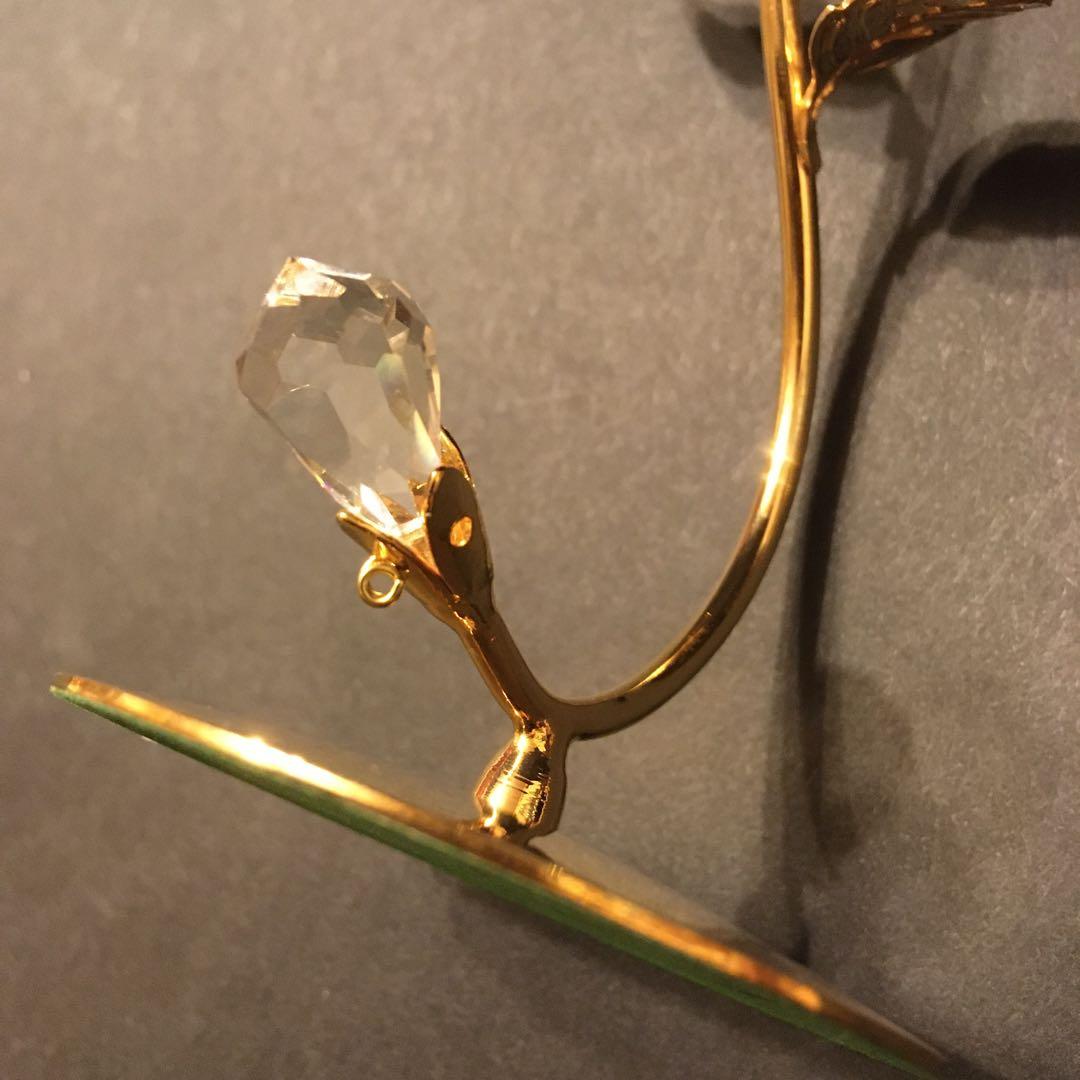 CRYSTALTEMPTATIONS クリスタルフラワー　置物