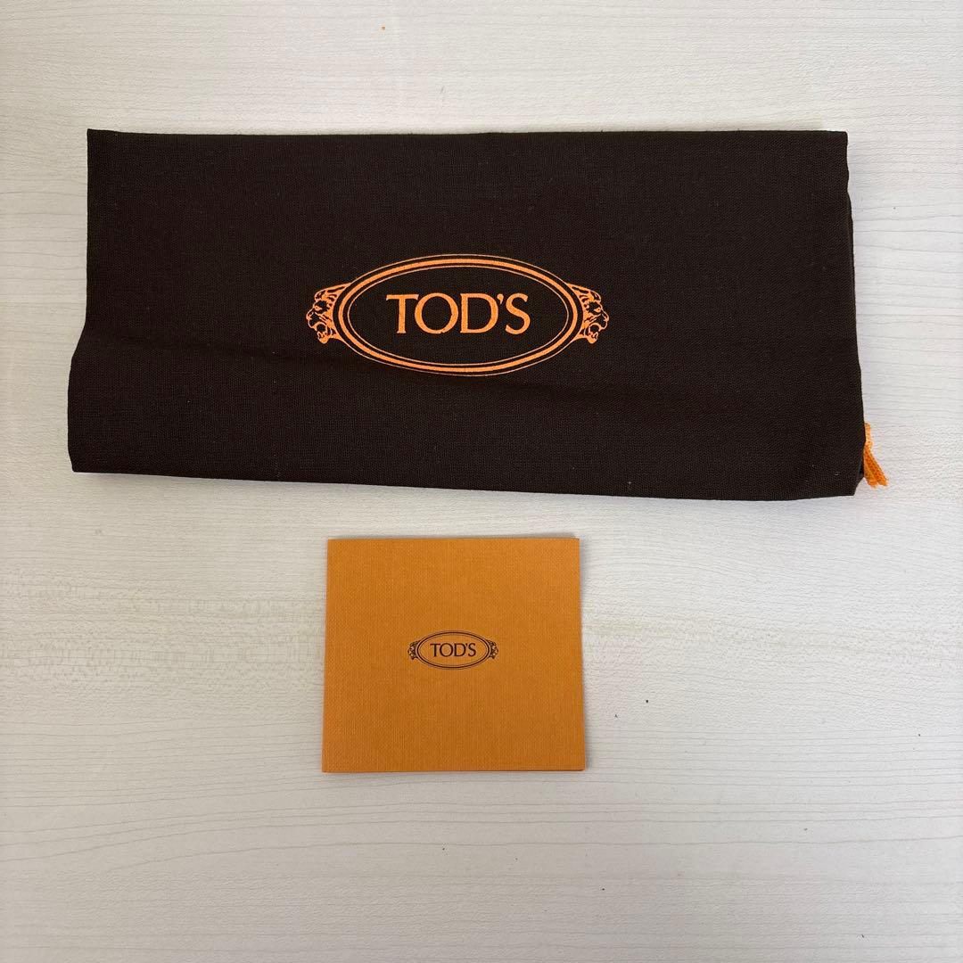 美品TOD'S ブラック スエード ローファー