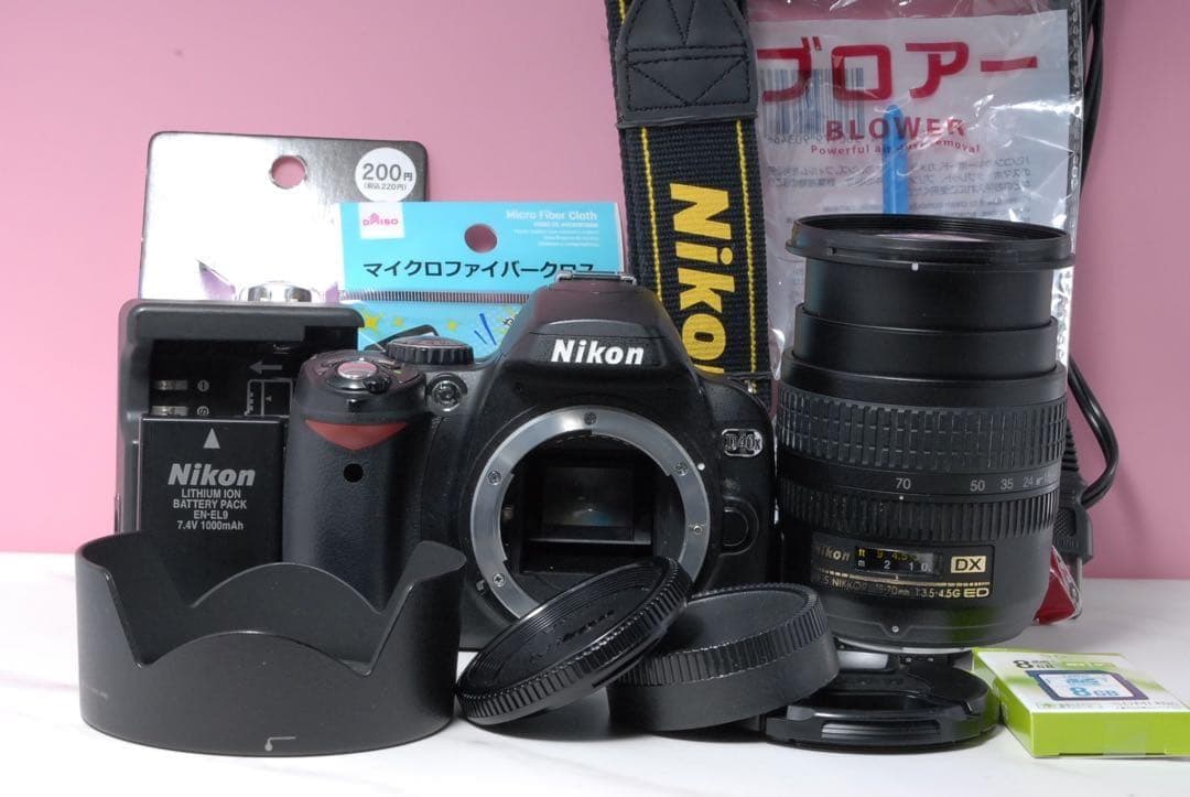 ✨美品✨ Nikon D40X レンズセット❤️人気のレンズフード付き