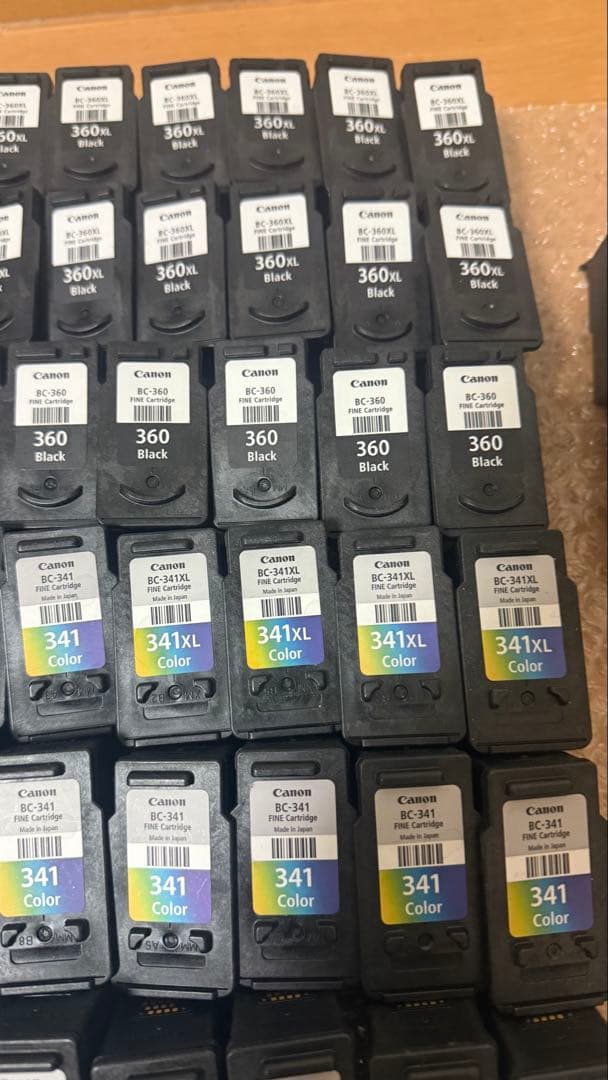 Canon 純正使用済みインクカートリッジ70個-3