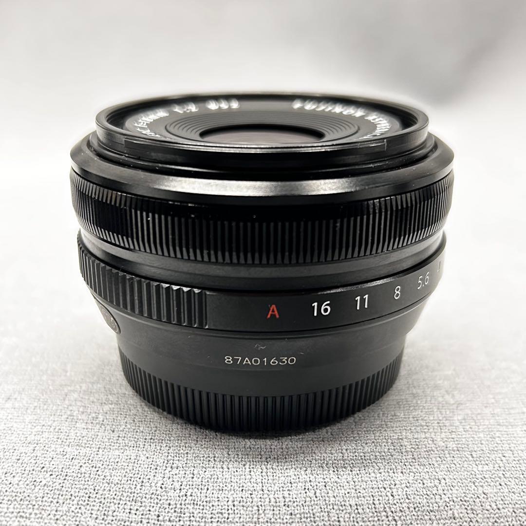 FUJIFILM XF18mmF2 R 角型フード レンズプロテクター付き 美品