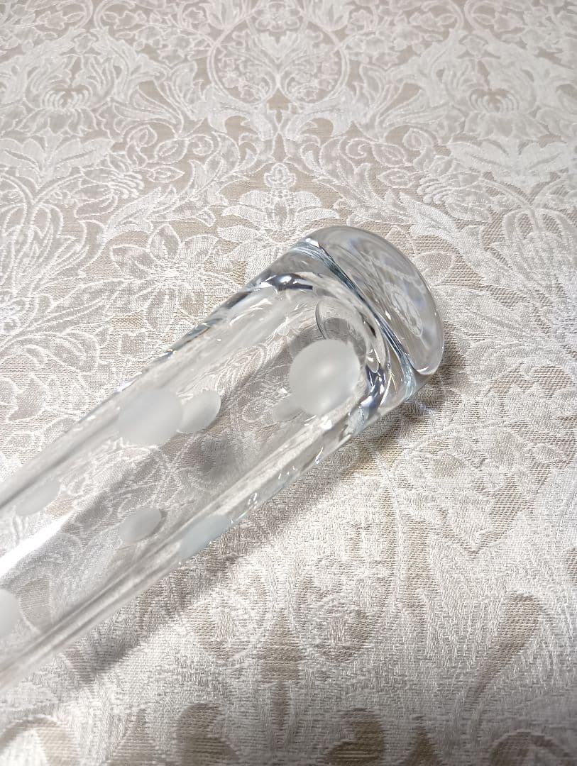 バカラ パッション クラウン 一輪挿し 花瓶 フラワーベース ドット 未使用