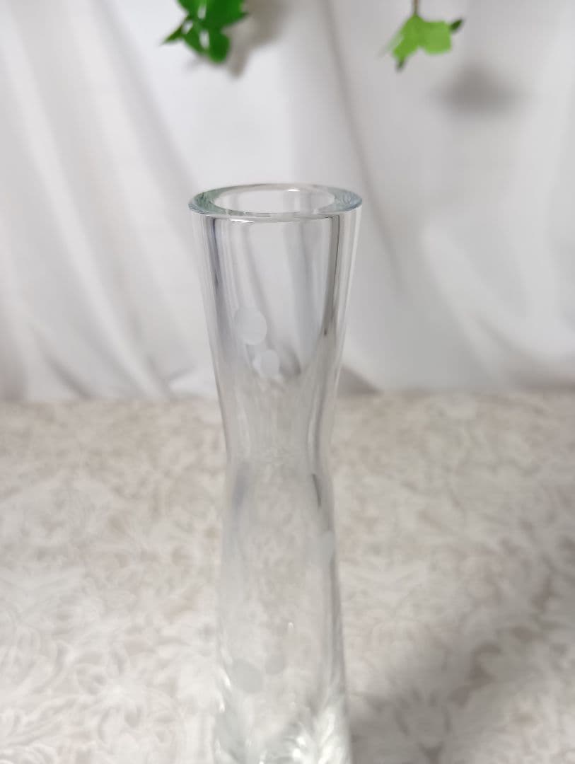 バカラ パッション クラウン 一輪挿し 花瓶 フラワーベース ドット 未使用