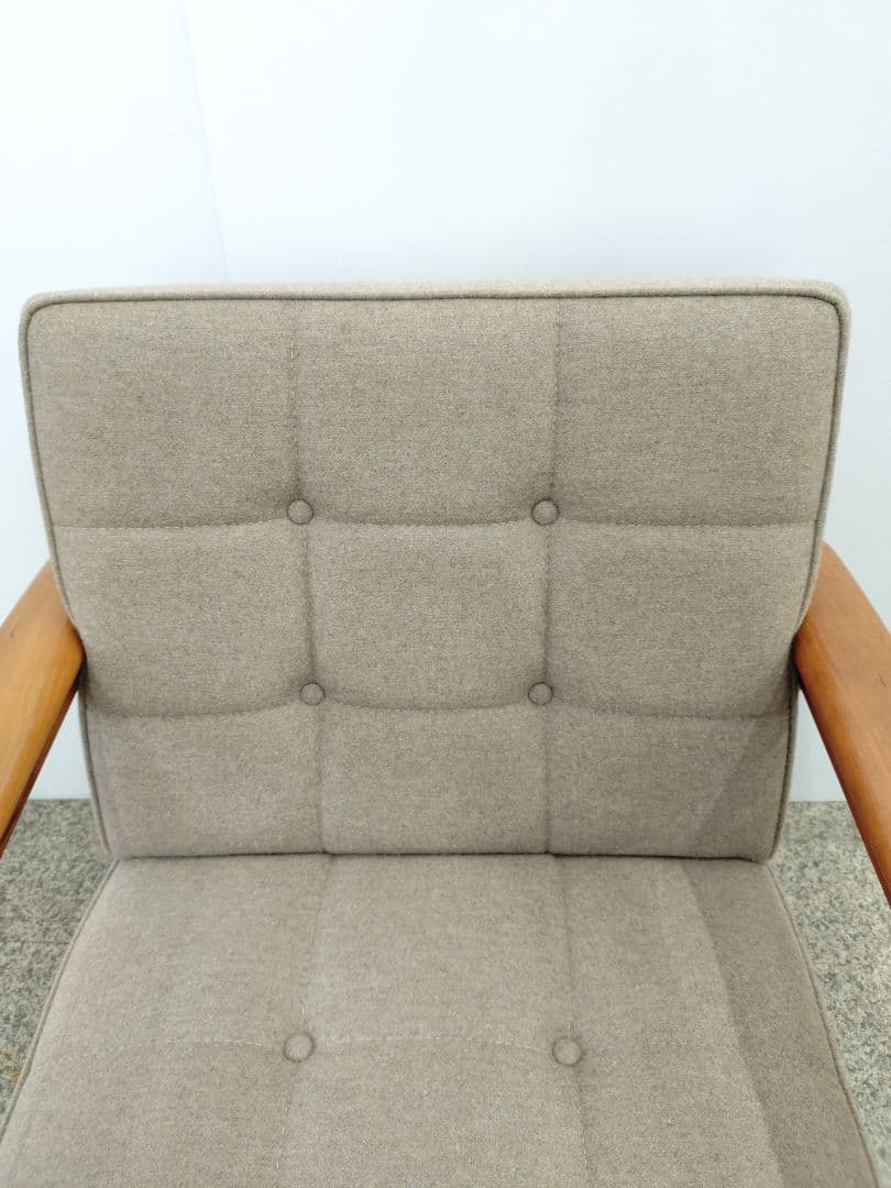 カリモク60 + カリモク Kチェア 1シーター フラノベージュ