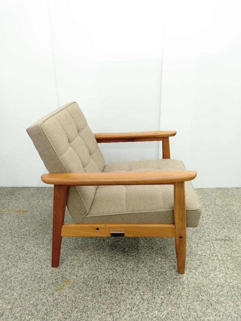 カリモク60 + カリモク Kチェア 1シーター フラノベージュ