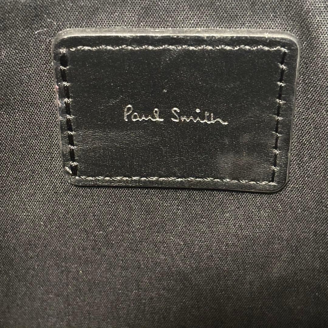 p*a様 Paul Smith ビジネスバッグ レザー ブライトストライプトリム