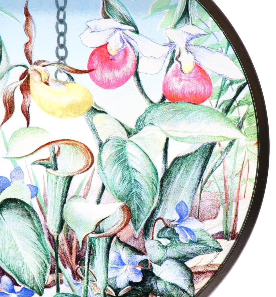 レディバード・ジョンソンワイルド・フラワーセンター ヴィンテージ ステンドグラス