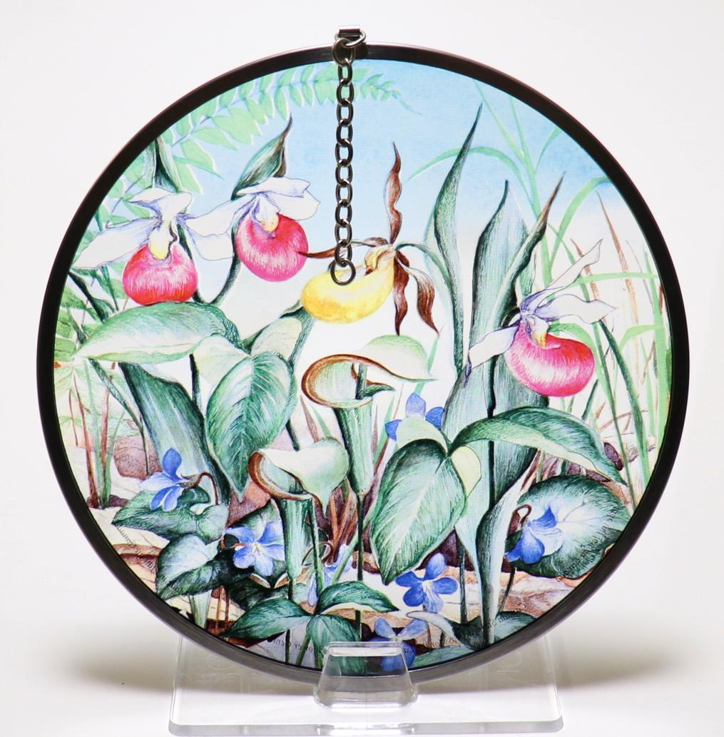 レディバード・ジョンソンワイルド・フラワーセンター ヴィンテージ ステンドグラス