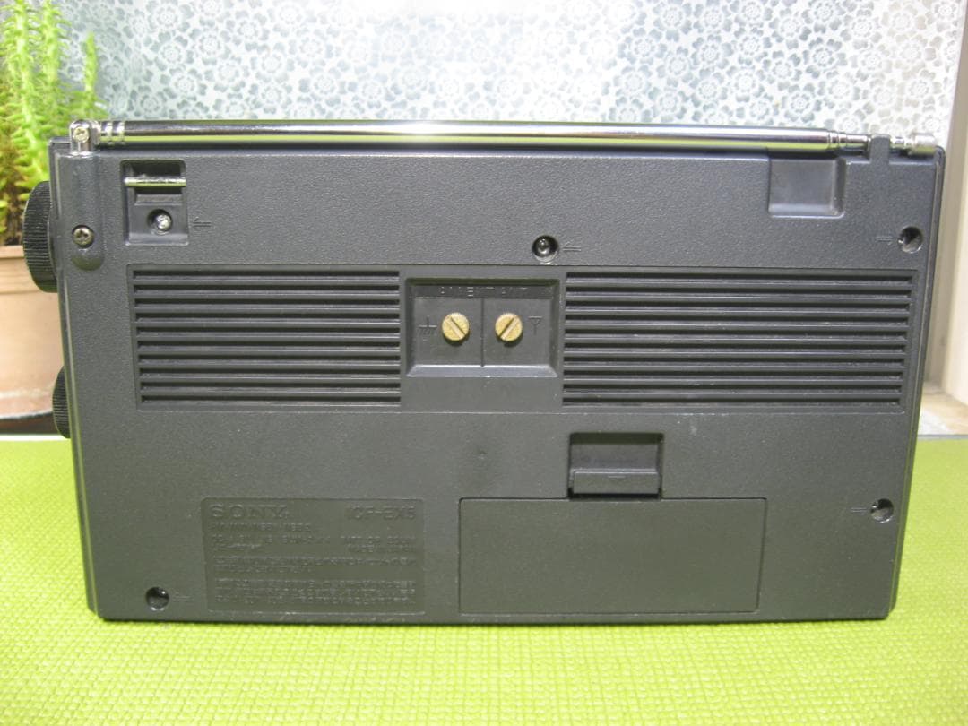 ソニー FM/MW/NSB1・2レシーバー ICF-EX5 完動品 アダプタ付き