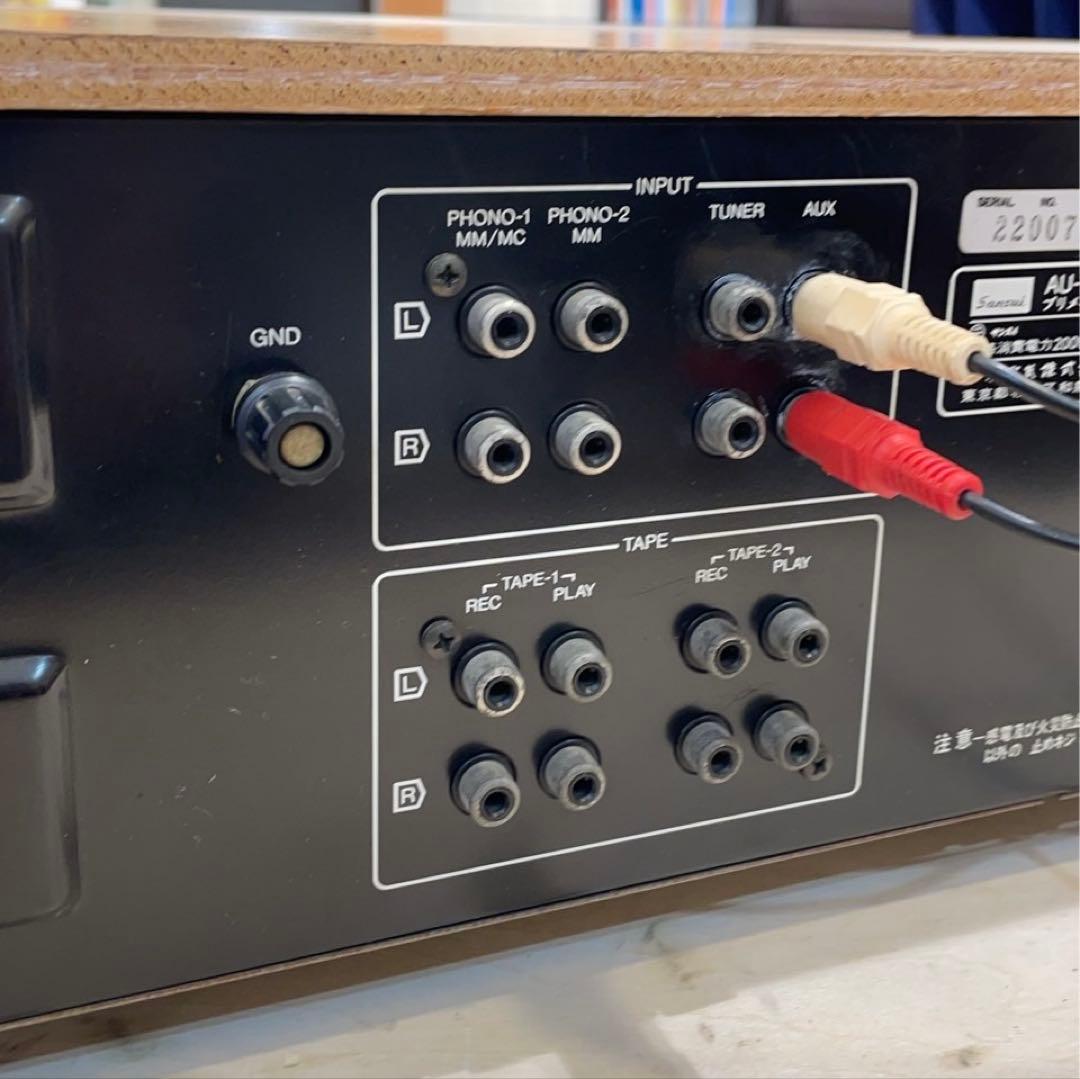 サンスイ AU-D607F プリメイン アンプ シルバー 動作品