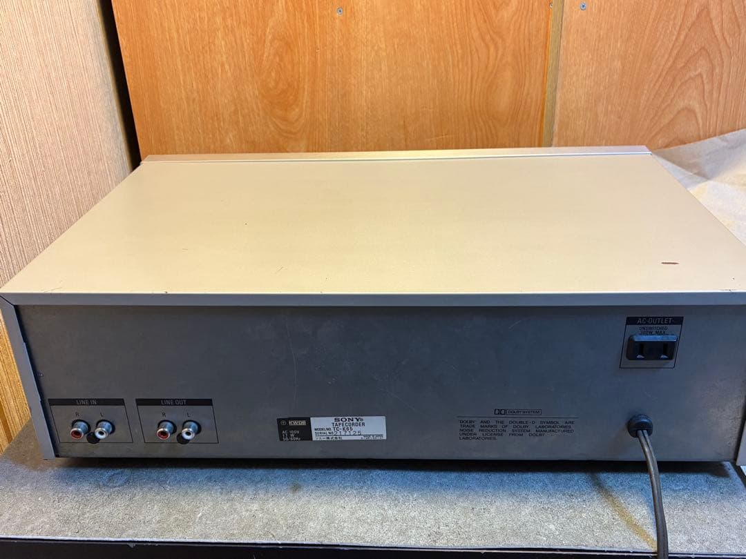 SONY TCーK65カセットプレーヤー