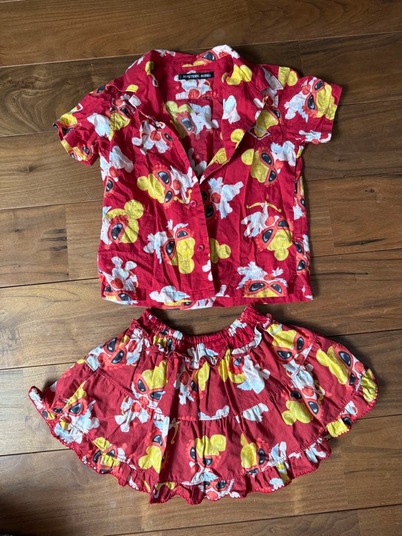 ヒスミニ　4点セット　エンジェル　セトア　90 総柄　天使