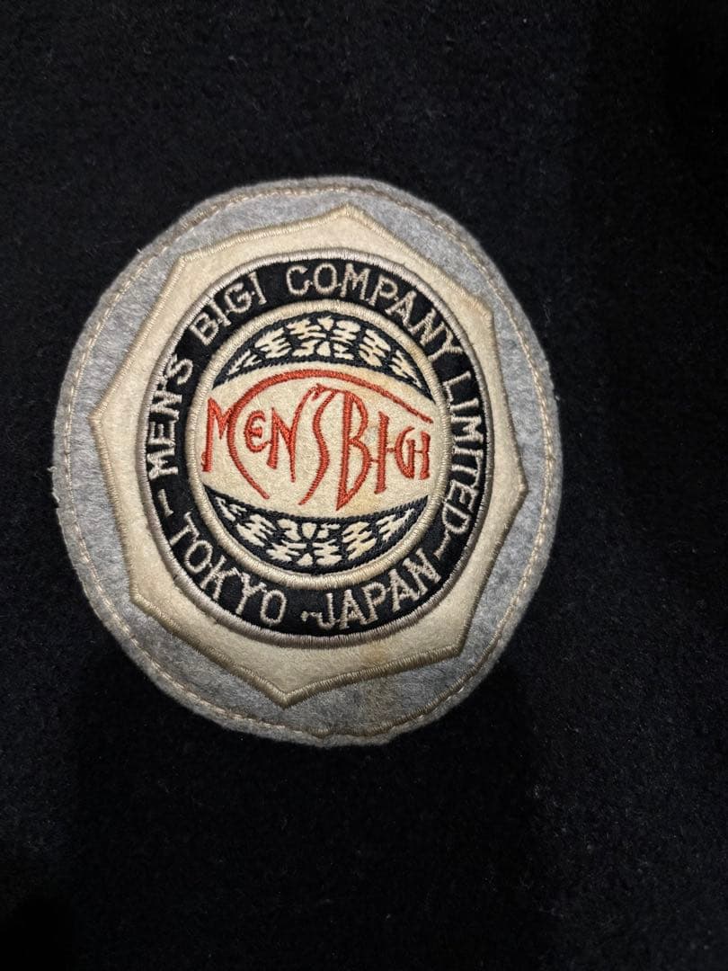 美品　MEN’S BIGI 1985年　限定　スタジャン　黒　L ビンテージ