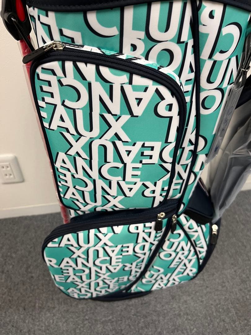 【新品】クランク 総柄スタンド キャディバッグ 9.0型 CL5MNC09