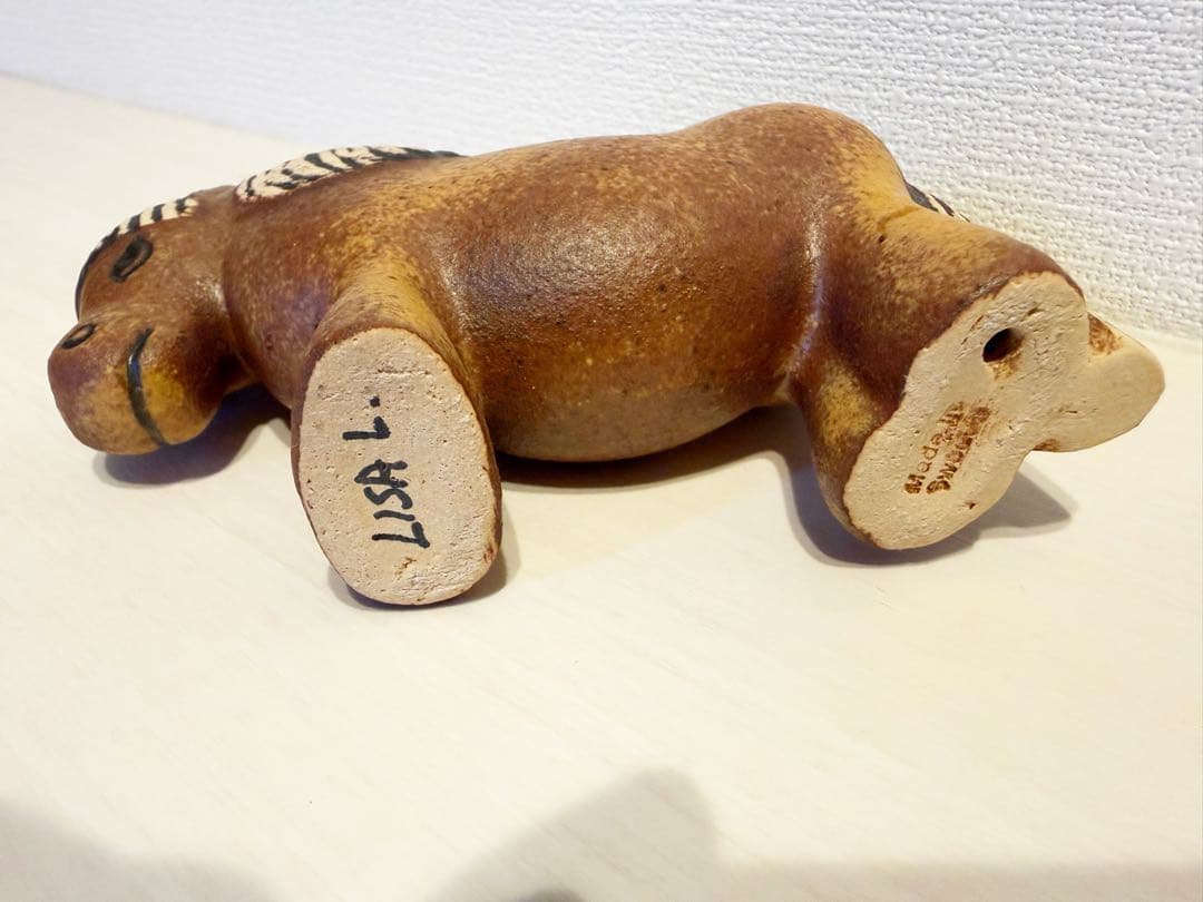 リサラーソン　ポニー　陶器　北欧
