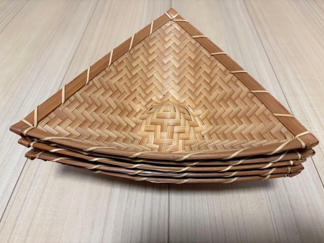 竹三角盛篭 5点セット