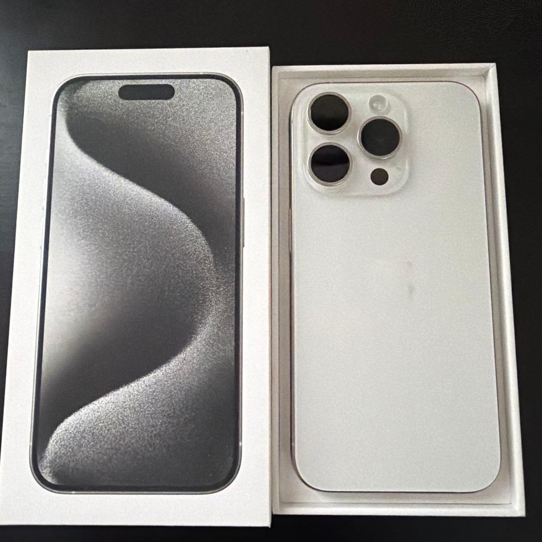 スマートフォン本体 Apple iPhone 15 Pro White Titanium 128GB