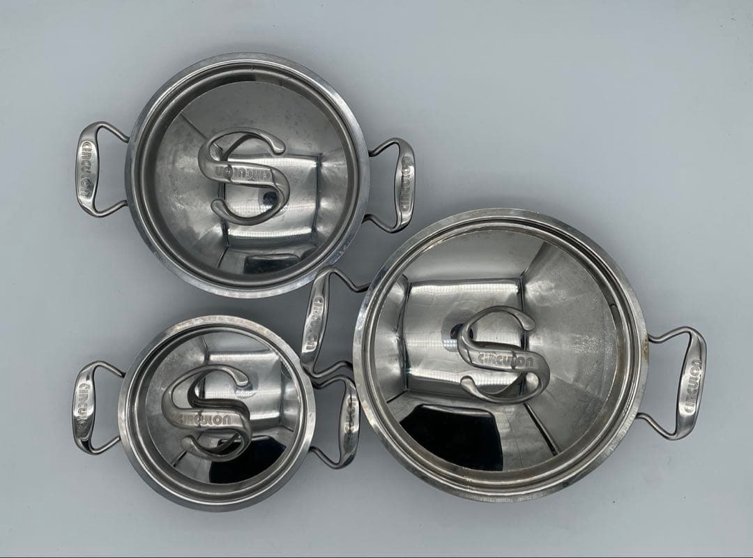 マイヤー　サーキュロン浅両手鍋　17cm 20cm 24cm 3点セット　②