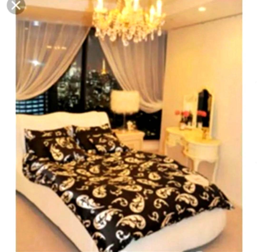 Rady カバー　ダブル　ルーム　サテン　インテリア　セット　ベッド