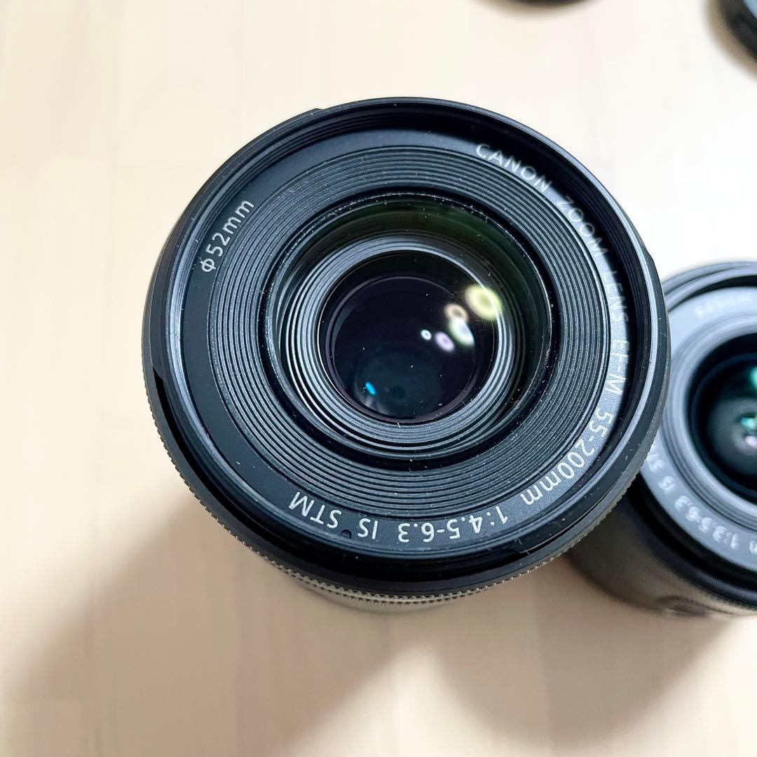 美品　Canon EOS Kiss M ダブルレンズキット SDカード　送料無料