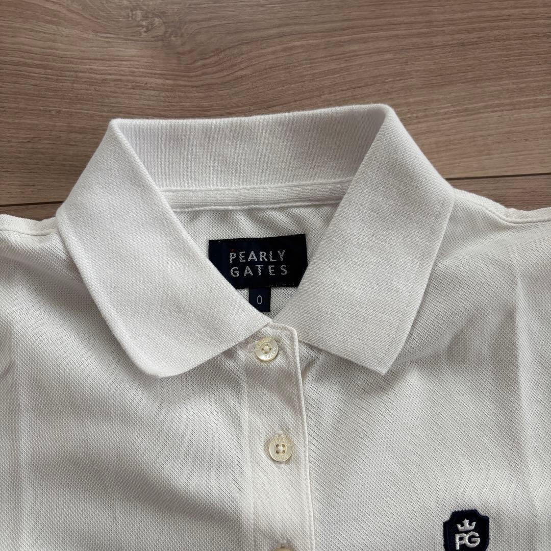 PEARLY GATES ホワイトポロシャツ サイズ0