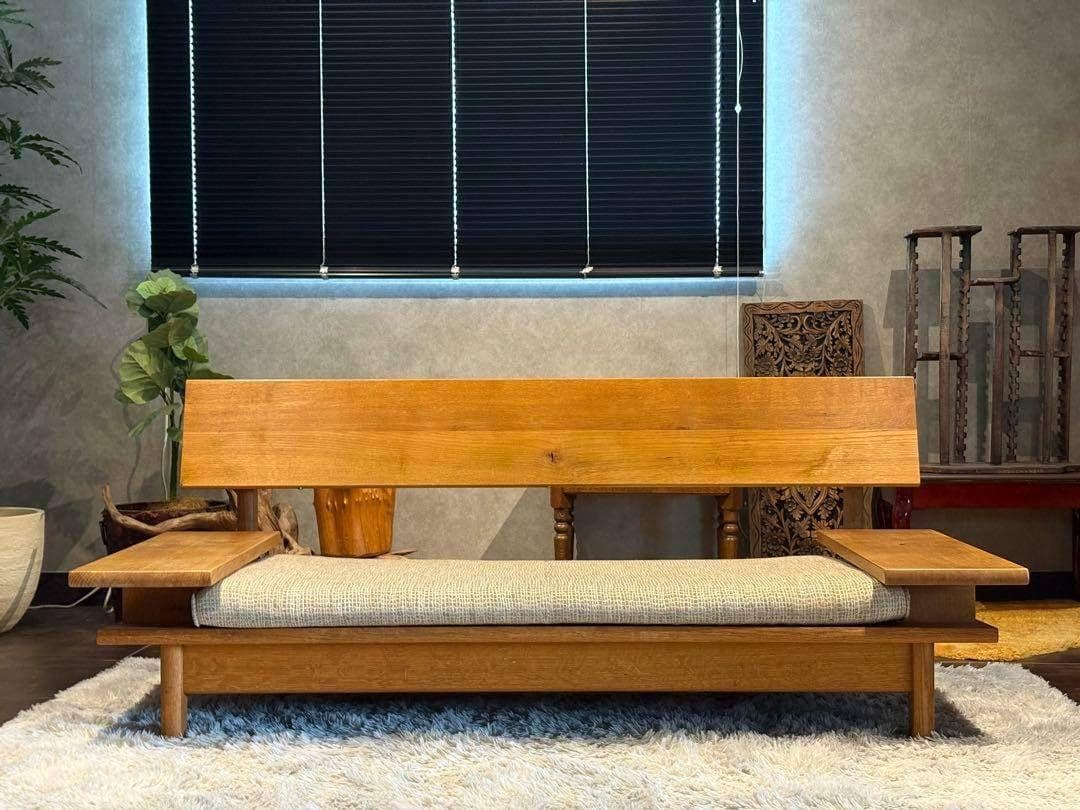 飛騨産業 ヒダサンギョウ 森のことば 両肘付 2人掛けソファ 無垢の木　InZ