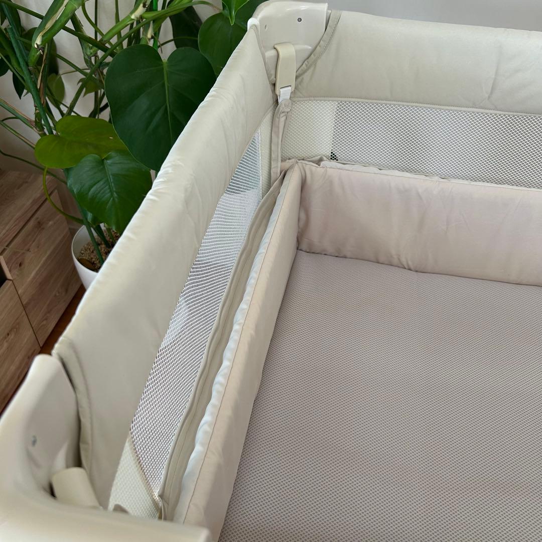 【完品・美品】Aprica ココネル エアー ベビーベッド 折りたたみ