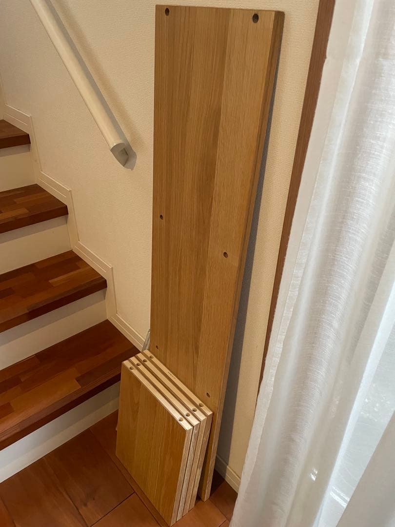無印　スタッキングシェルフ 追加3段　オーク材