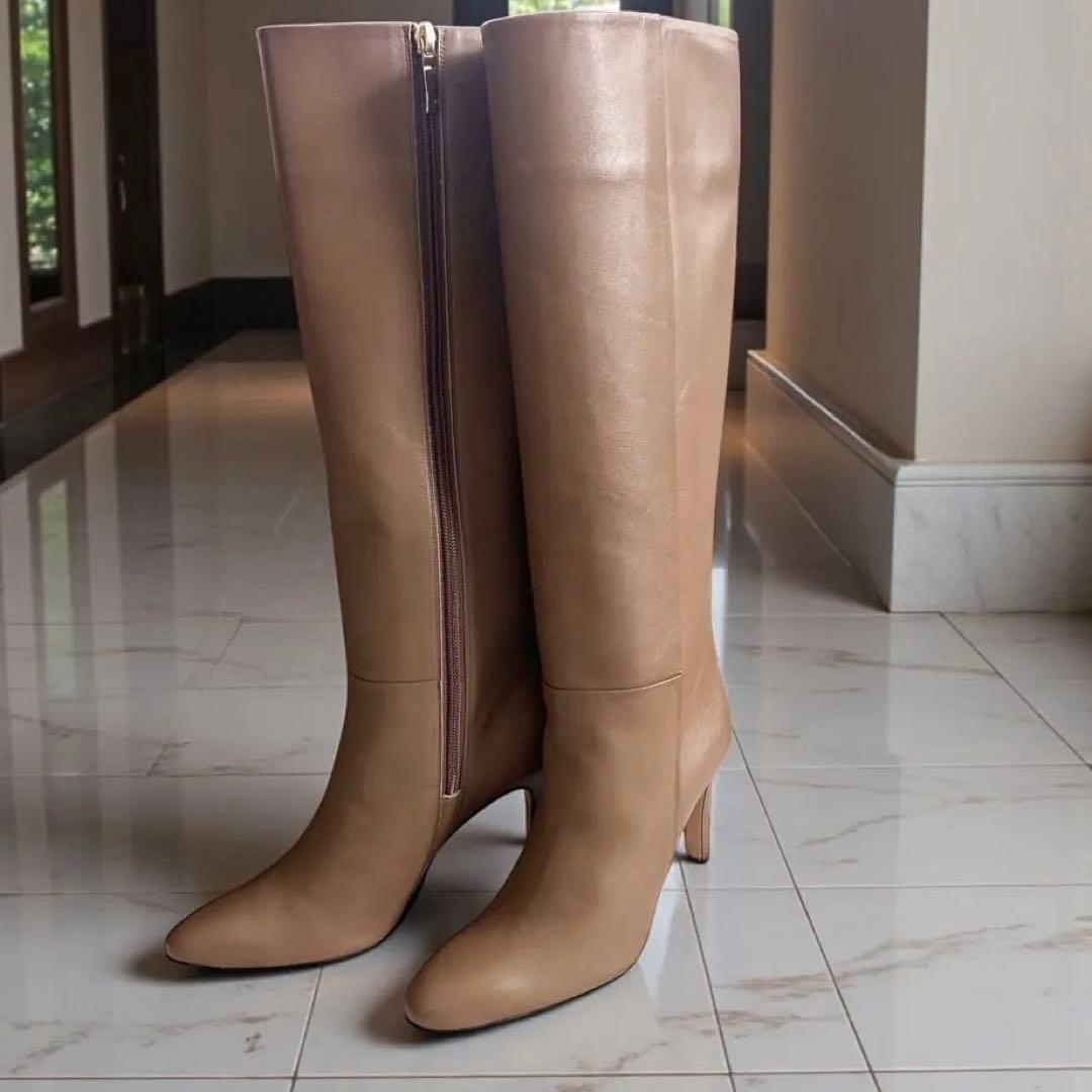 未使用❤️セブントゥエルブサーティー　レザー美脚ロングブーツニコちゃんさま