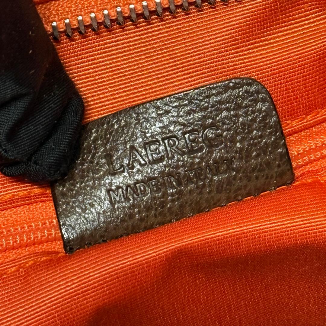 【美品】 BVLGARI ロゴマニア レザーハンドル トート ショルダーバッグ