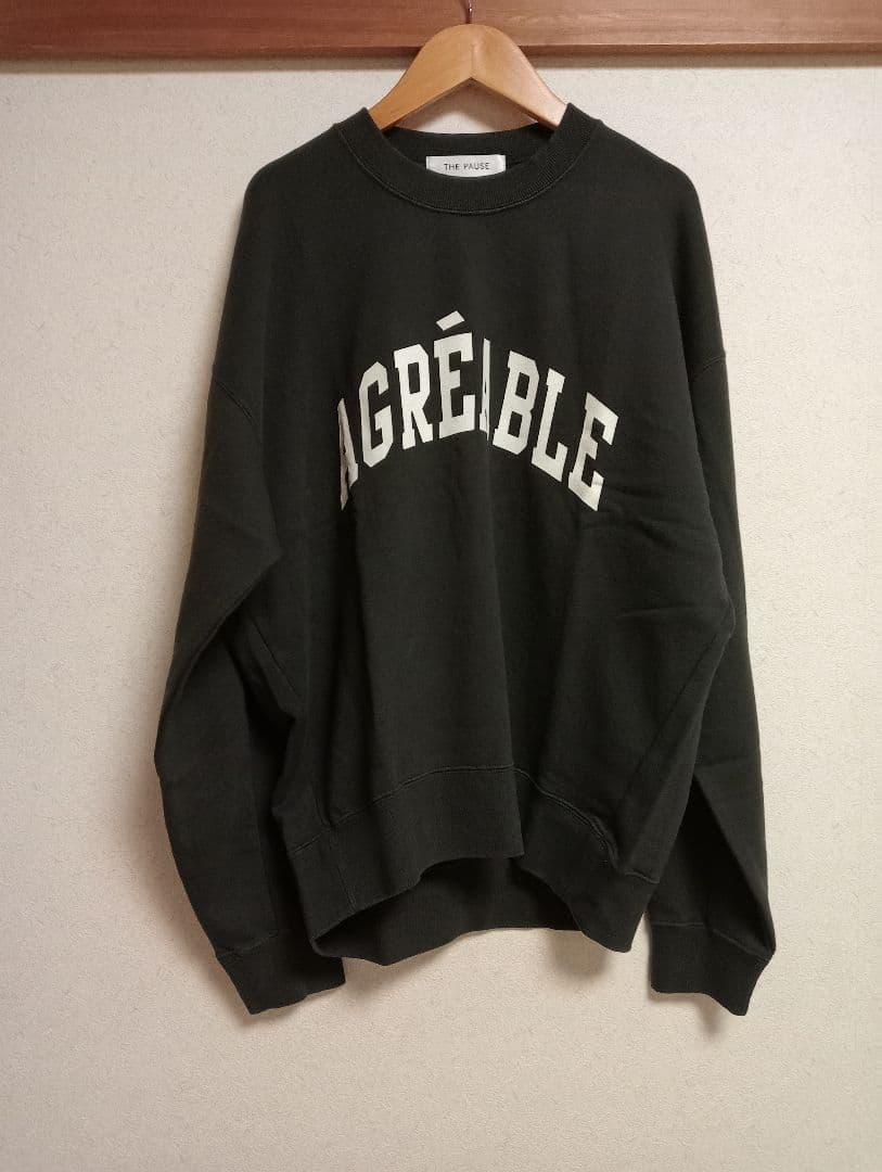 【THE PAUSE】ロゴスウェットプルオーバー