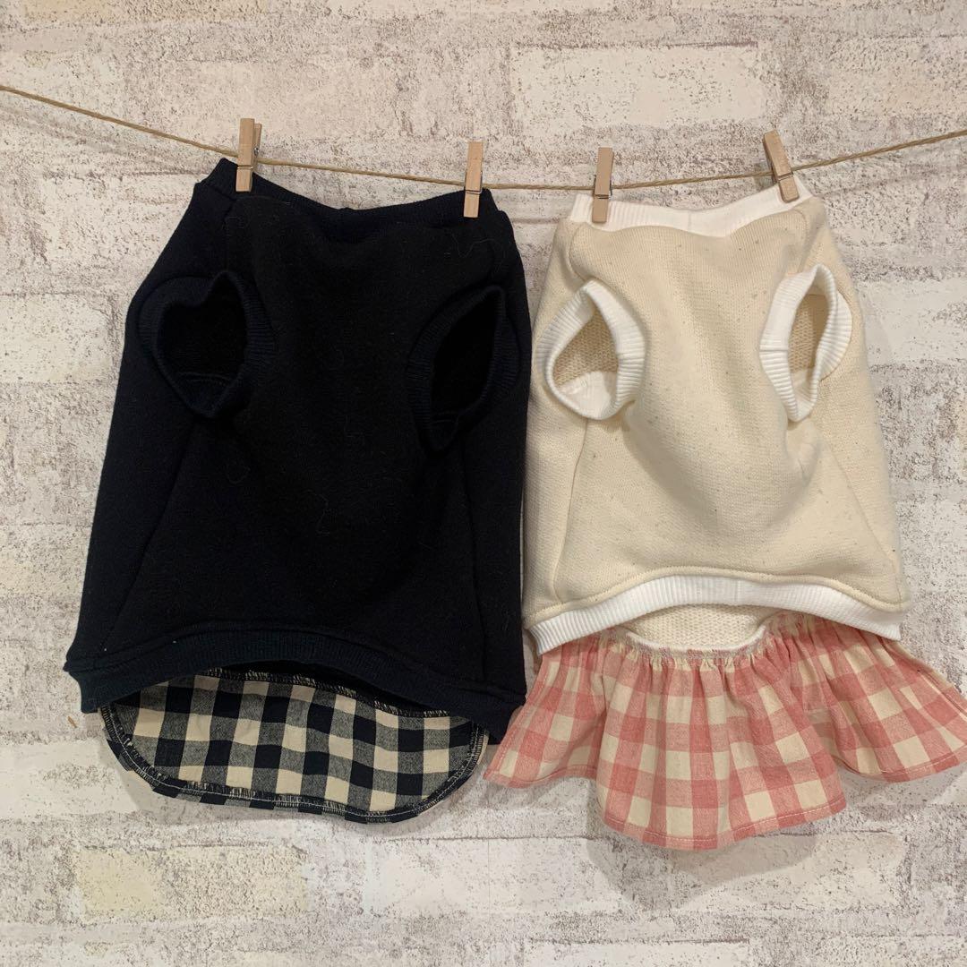 ハンドメイド　犬服　２着