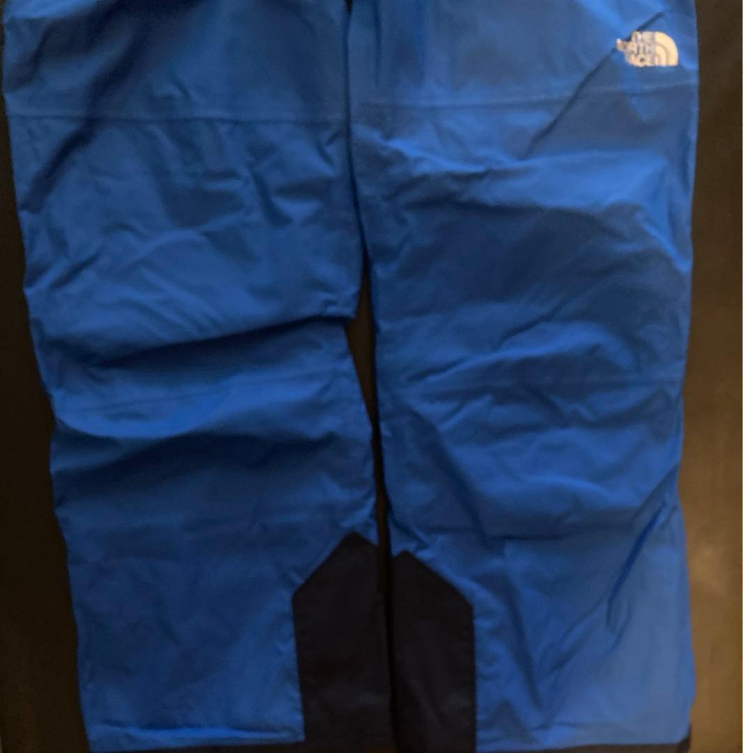 【ノースフェイス】スノーパンツ　ボトムス　キッズL スノーボードスキー