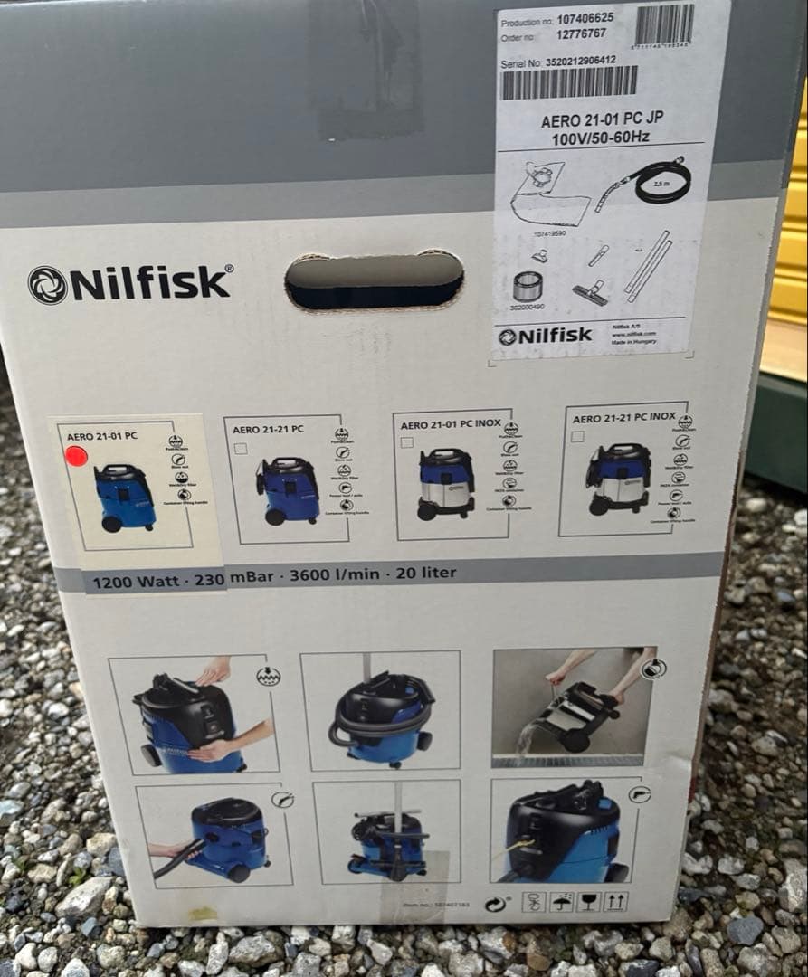 ニルフィスク 業務用 乾湿両用真空掃除機 AERO 21-01 PC