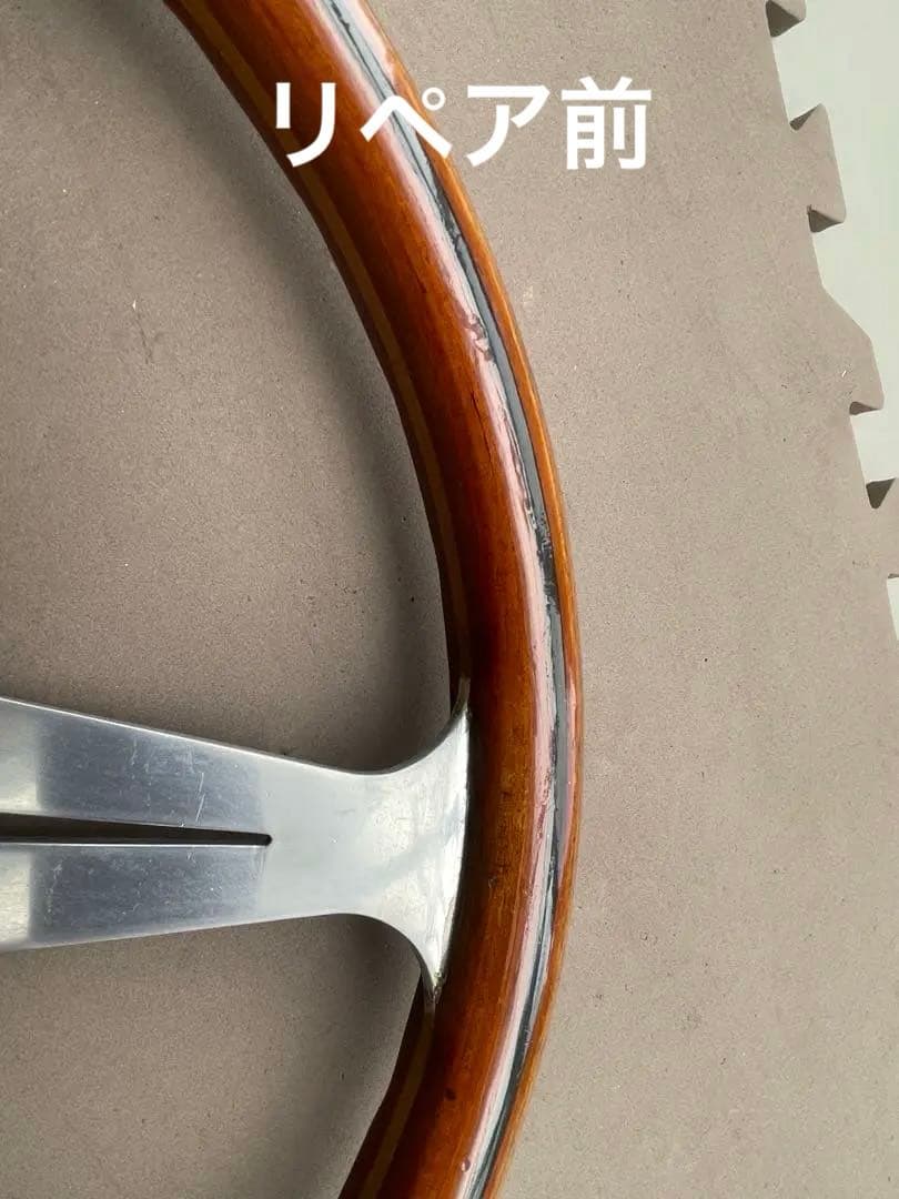 当時物正規品 【大径 希少】φ39 ナルディクラシックウッドステアリング