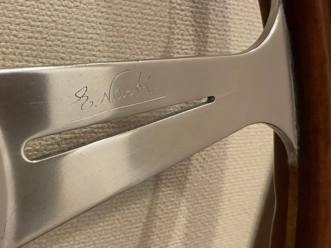 当時物正規品 【大径 希少】φ39 ナルディクラシックウッドステアリング