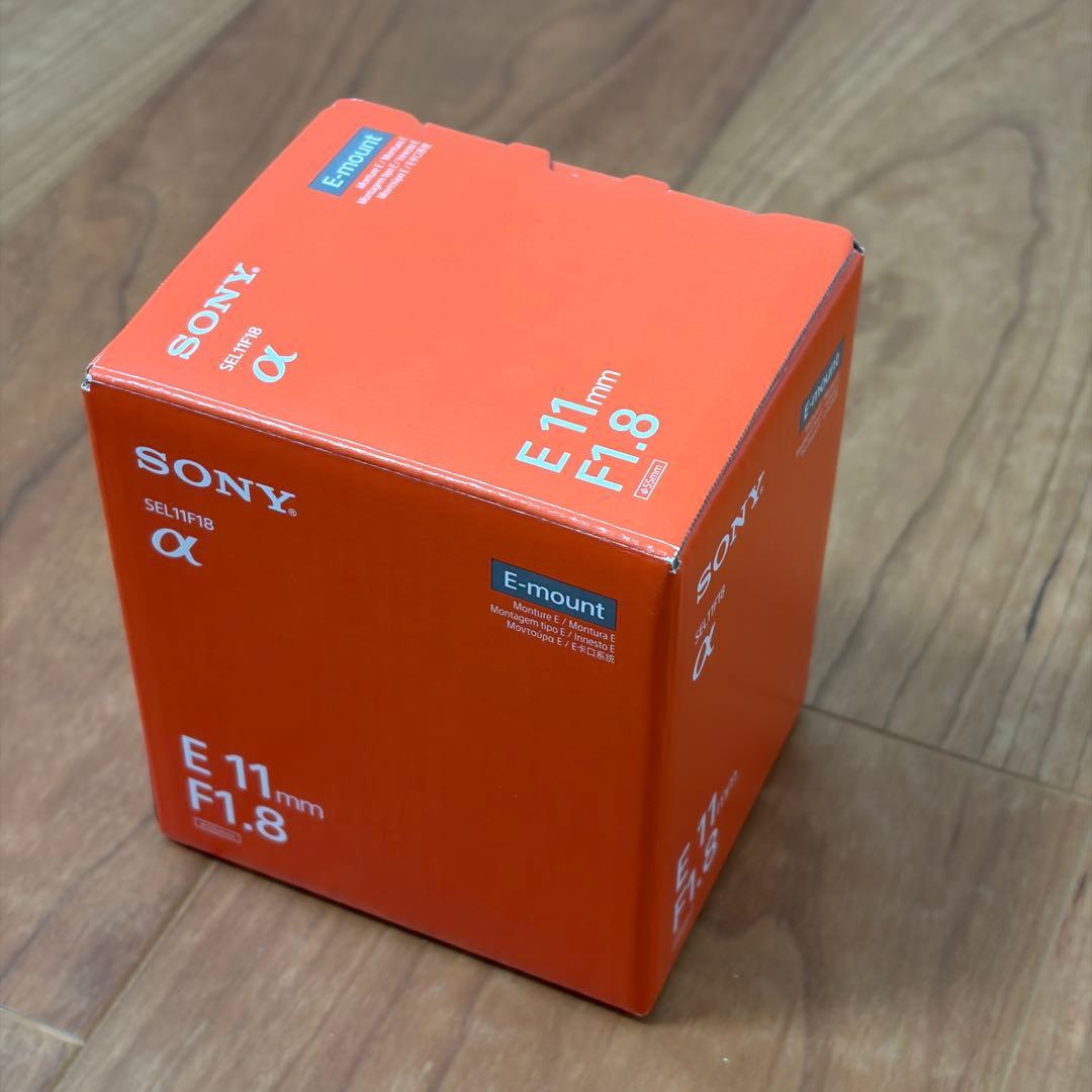 レンズ(単焦点) Sony E 11 mm F1.8 SEL11F18