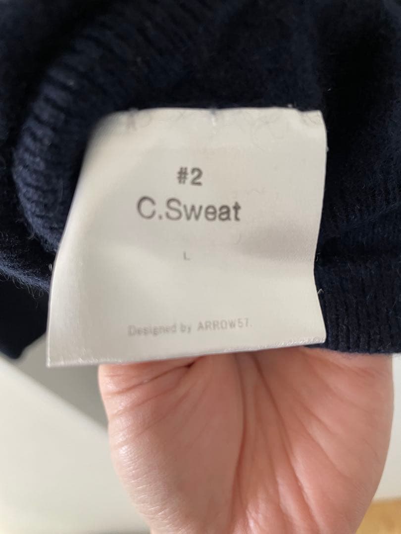 ARROW57. 田中さんのセーター　カシミア　クルーネック