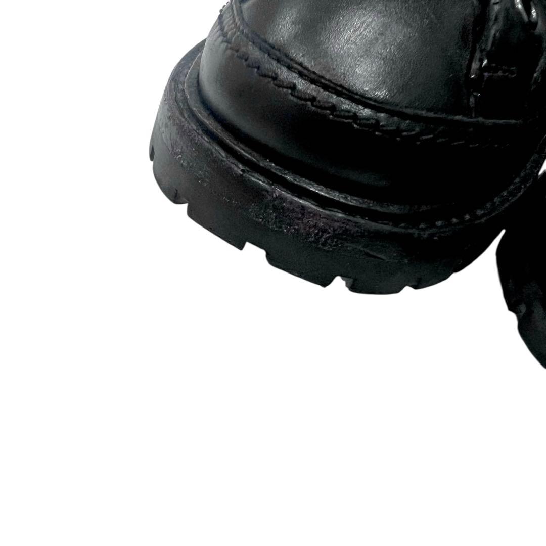 VALENTINO スタッズ レースアップ ワークブーツ