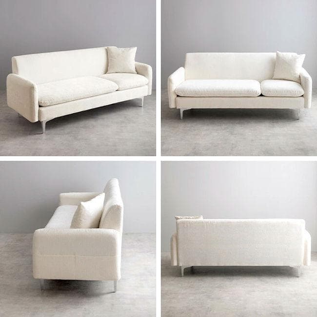 ３人掛けカウチソファ幅168cm コーナーソファ クッション付（1171）